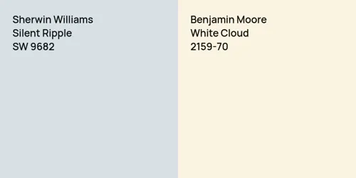 SW 9682 Silent Ripple vs 2159-70 White Cloud