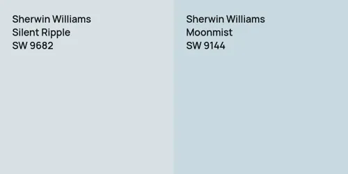 SW 9682 Silent Ripple vs SW 9144 Moonmist