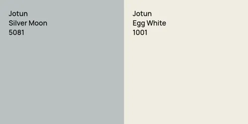 5081 Silver Moon vs 1001 Egg White