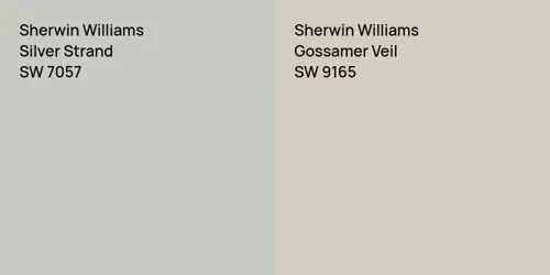 SW 7057 Silver Strand vs SW 9165 Gossamer Veil