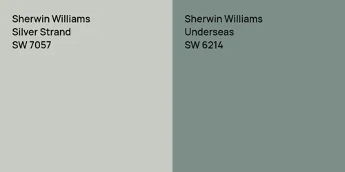 SW 7057 Silver Strand vs SW 6214 Underseas