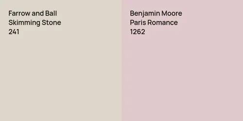 241 Skimming Stone vs 1262 Paris Romance