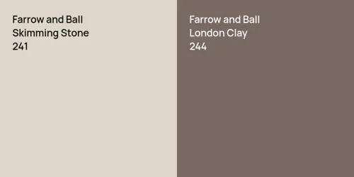 241 Skimming Stone vs 244 London Clay