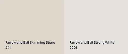 241 Skimming Stone vs 2001 Strong White