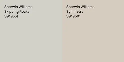 SW 9551 Skipping Rocks vs SW 9601 Symmetry