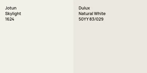 1624 Skylight vs 50YY 83/029 Natural White