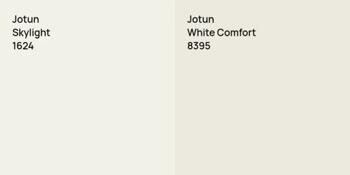 1624 Skylight vs 8395 White Comfort