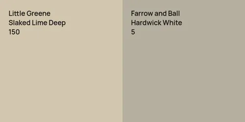 150 Slaked Lime Deep vs 5 Hardwick White