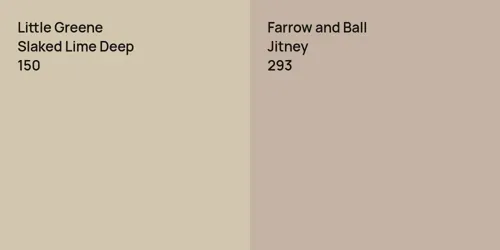 150 Slaked Lime Deep vs 293 Jitney