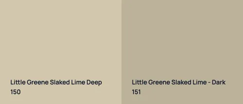 150 Slaked Lime Deep vs 151 Slaked Lime - Dark