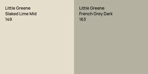 149 Slaked Lime Mid vs 163 French Grey Dark