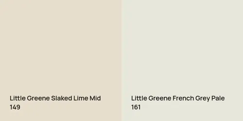 149 Slaked Lime Mid vs 161 French Grey Pale