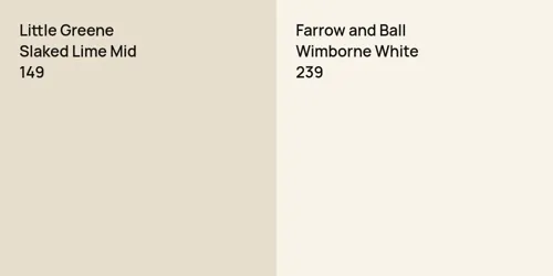 149 Slaked Lime Mid vs 239 Wimborne White