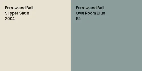 2004 Slipper Satin vs 85 Oval Room Blue