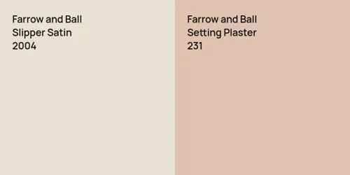 2004 Slipper Satin vs 231 Setting Plaster