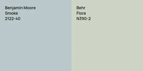 2122-40 Smoke vs N390-2 Flora