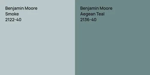 2122-40 Smoke vs 2136-40 Aegean Teal