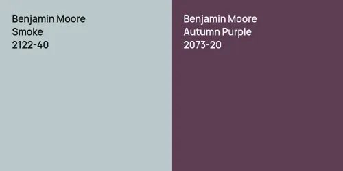 2122-40 Smoke vs 2073-20 Autumn Purple