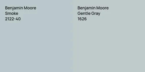 2122-40 Smoke vs 1626 Gentle Gray