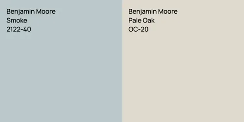 2122-40 Smoke vs OC-20 Pale Oak