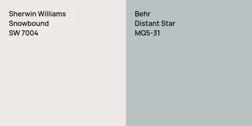 SW 7004 Snowbound vs MQ5-31 Distant Star