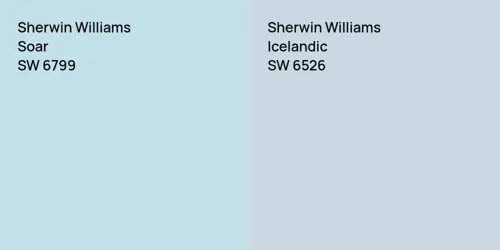 SW 6799 Soar vs SW 6526 Icelandic