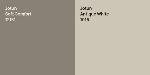 12181 Soft Comfort vs 1016 Antique White