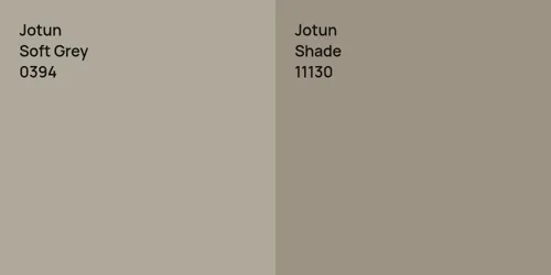 0394 Soft Grey vs 11130 Shade