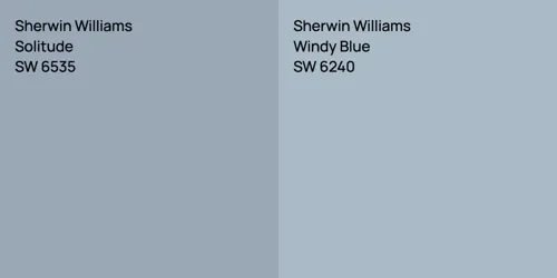 SW 6535 Solitude vs SW 6240 Windy Blue