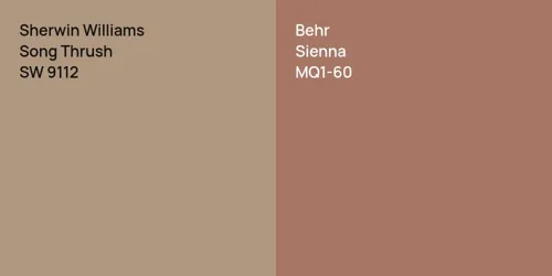 SW 9112 Song Thrush vs MQ1-60 Sienna