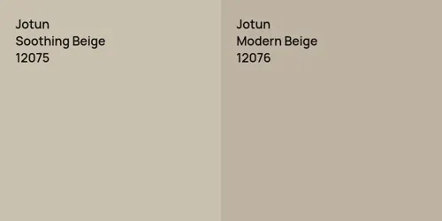 12075 Soothing Beige vs 12076 Modern Beige