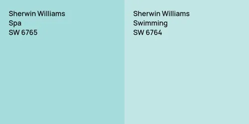 SW 6765 Spa vs SW 6764 Swimming