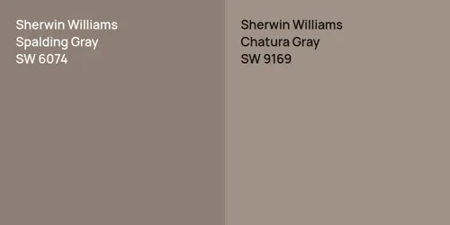 SW 6074 Spalding Gray vs SW 9169 Chatura Gray