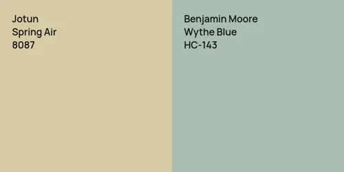 8087 Spring Air vs HC-143 Wythe Blue