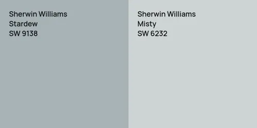 SW 9138 Stardew vs SW 6232 Misty