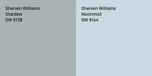 SW 9138 Stardew vs SW 9144 Moonmist