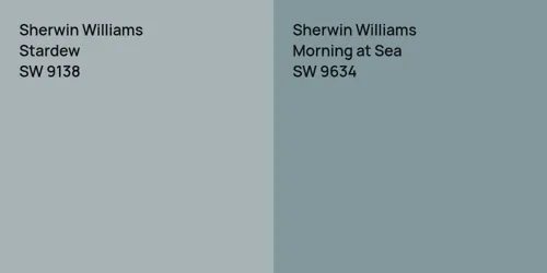 SW 9138 Stardew vs SW 9634 Morning at Sea