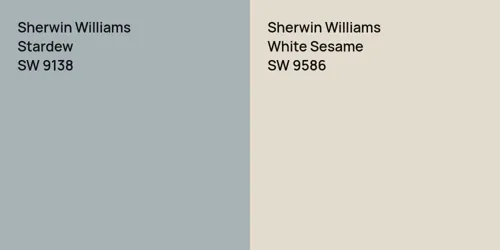 SW 9138 Stardew vs SW 9586 White Sesame