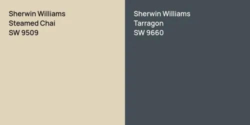 SW 9509 Steamed Chai vs SW 9660 Tarragon