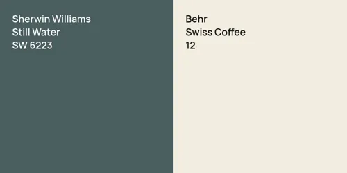 SW 6223 Still Water vs 12 Swiss Coffee