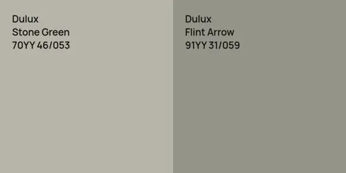 70YY 46/053 Stone Green vs 91YY 31/059 Flint Arrow