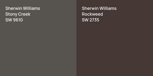 SW 9610 Stony Creek vs SW 2735 Rockweed