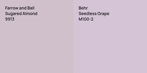 9913 Sugared Almond vs M100-2 Seedless Grape