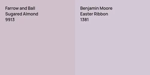 9913 Sugared Almond vs 1381 Easter Ribbon