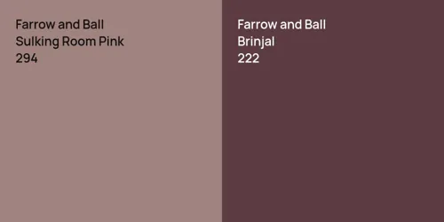 294 Sulking Room Pink vs 222 Brinjal