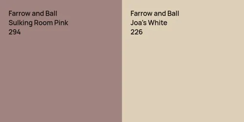 294 Sulking Room Pink vs 226 Joa's White