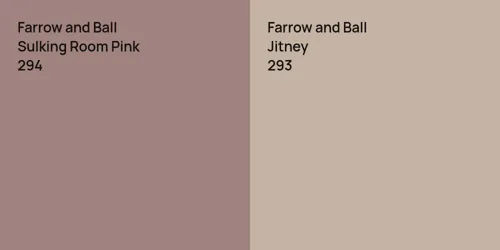 294 Sulking Room Pink vs 293 Jitney