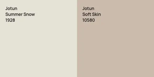 1928 Summer Snow vs 10580 Soft Skin