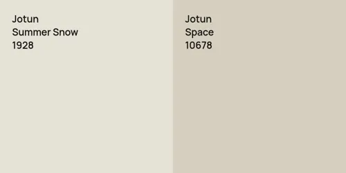 1928 Summer Snow vs 10678 Space