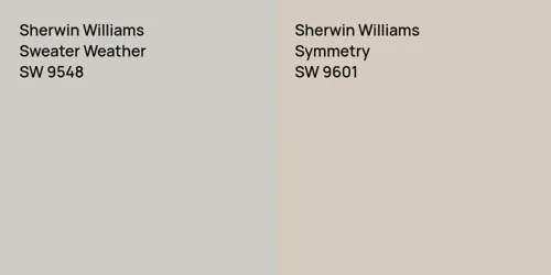 SW 9548 Sweater Weather vs SW 9601 Symmetry